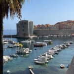 Camille Anderson Instagram - Making core memories in Dubrovnik, Croatia 🇭🇷 I’ve learned that I have a thing for castles 🏰 Loving the architecture, the cable car to the mountain top ended with a beautiful view, and Brooklyn found her dream market 🍭 #croatia #dubrovnik