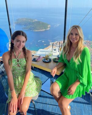 Camille Anderson Instagram - Making core memories in Dubrovnik, Croatia 🇭🇷 I’ve learned that I have a thing for castles 🏰 Loving the architecture, the cable car to the mountain top ended with a beautiful view, and Brooklyn found her dream market 🍭 #croatia #dubrovnik