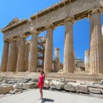Camille Anderson Instagram - Acropolis Barbies! 👱🏻‍♀️👧🏻 Athens was a beautiful experience… culturally rich, loved seeing Acropolis, walking through the city streets, and enjoying the views from our hotel rooftop. The video on the last slide gives a great perspective. 🏛️Have you been? I’d love to hear your thoughts! ⬇️ Last stop Paris! …. #athens #greece🇬🇷 #acropolis #happy13thmonth_fu