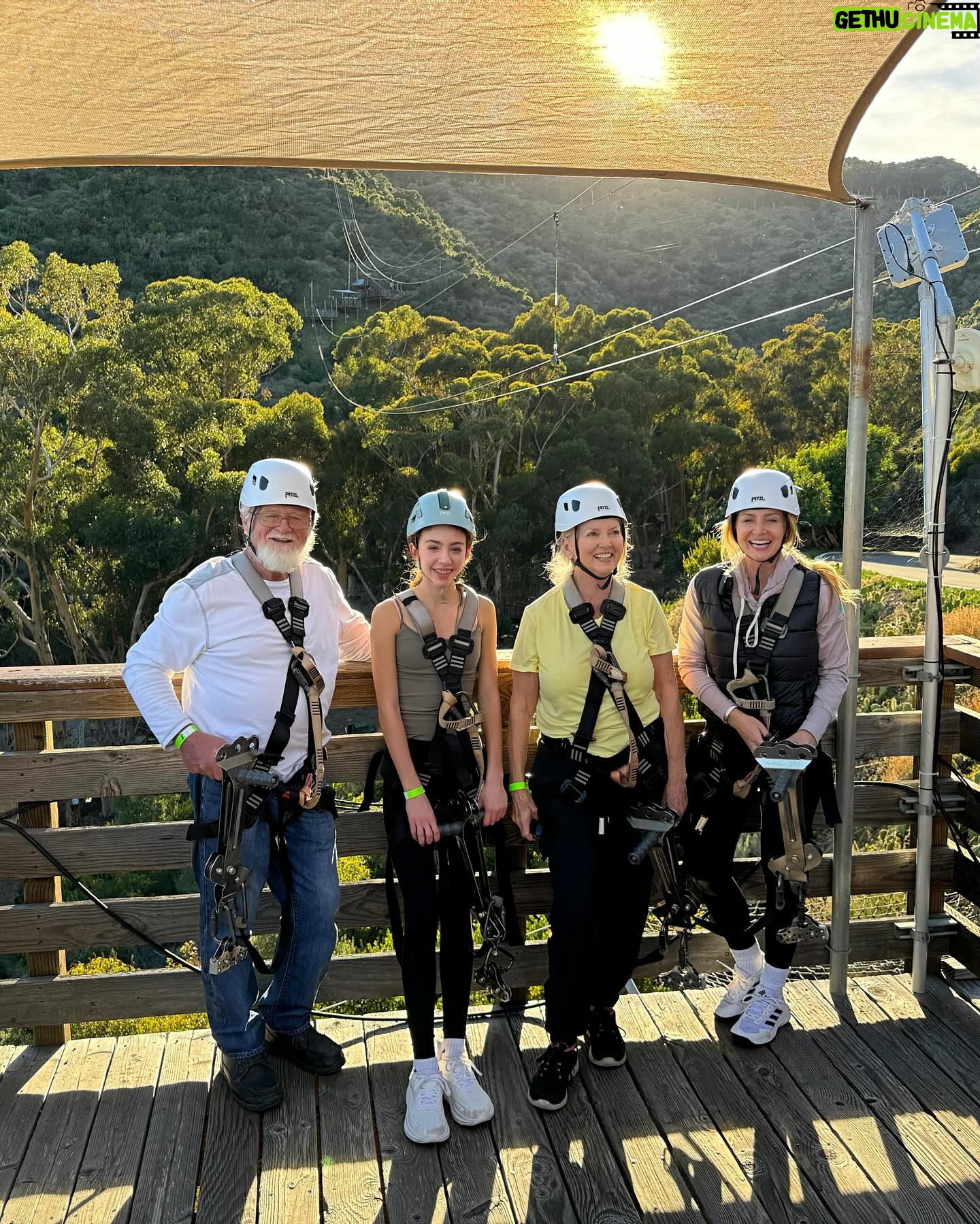 Camille Anderson Instagram - Thanksgiving was full of adventures, family and good food! I’m very GRATEFUL and wishing you a beautiful Holiday Season! What’s your favorite Holiday tradition? xo 🍁 #thanksgiving #holidaymemories #ziplining