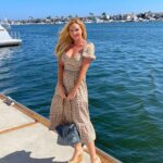 Camille Anderson Instagram - Weekend Outtakes! Summer is wrapping up and I’m squeezing out the last few moments 🍋 Last slide for the yin to my yang ☯️♾️ ⚪️ Newport Beach, dress: MyClosetCollective, linked in bio! ⚪️ Balboa Bay Resort and Club, so pretty! ⚪️ Fresh highlights with @kaileescreations ⚪️ X-large Jenga game with the fam ⚪️ My Dad’s famous fajitas - yum! ⚪️ One of us went to a party and one of us played pickleball LOL 💃 #endofsummer #newportbeach #summermemories #summer23