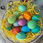 Camille Anderson Instagram - Happy Easter. He is Risen ✝️ This Easter throwback pic is one of my faves. We are inside Easter crafting today bcs of the rain… Brooklyn successfully made a panoramic sugar Easter egg, a bunny cake and colored eggs! 🐣 🐰 How are you spending your Easter? Have a beautiful day! Sky picture by @naturesms #happyeaster #heisrisen🌅