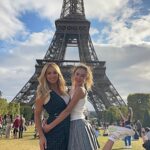 Camille Anderson Instagram - We went to Paris exactly 8 years apart. 🥹❤️ I cherish making forever memories with my forever bestie. #paris #happy13th