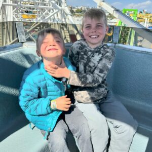 Camille Anderson Instagram - Such a fun time with this crew… sister and her 5 boys! I learned that rough housing is part of brotherly love 😅Omg they’re all so adorable! #springbreak #familytime❤️