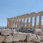 Camille Anderson Instagram - Acropolis Barbies! 👱🏻‍♀️👧🏻 Athens was a beautiful experience… culturally rich, loved seeing Acropolis, walking through the city streets, and enjoying the views from our hotel rooftop. The video on the last slide gives a great perspective. 🏛️Have you been? I’d love to hear your thoughts! ⬇️ Last stop Paris! …. #athens #greece🇬🇷 #acropolis #happy13thmonth_fu