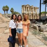 Camille Anderson Instagram - Turkey 🇹🇷 One of the more interesting places I’ve traveled to! We spent time in Kusadasi and toured the ancient city of Ephesus, along with Virgin Mary’s final home. Interesting Facts: 🔴Ephesus was constructed in 6th century BC, and its excavated remains reflect centuries of history, from classical Greece to the Roman Empire. It was once the second largest city of the Roman Empire and was an important trading hub. 🔴The Temple of Artemis is one of the Seven Wonders of the World. Ephesus is even referenced several times in the Bible. 🔴Mary, mother of Jesus, spent her last days near Ephesus. We visited Mary’s house nearby. It was really moving to experience such an important piece of history, first hand. 🔴 Pictured: Temple of Artemis, Ephesus Stadium (for sports activities, ceremonies and wild animal fights!), Goddess Nike, their toilette system-wild!, medical symbol (same as what we use today), Virgin Mary’s House plus our candle lighting and prayer placement ➡️ Thank you to our fantastic guide, Eda. Did you know that in Turkey, in order to be a guide, you must have a university degree in the specialty, speak multiple languages, and have proper licensing!? ➡️ I hope you enjoyed your history lesson! Xo