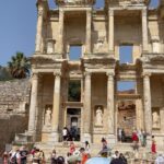 Camille Anderson Instagram - Turkey 🇹🇷 One of the more interesting places I’ve traveled to! We spent time in Kusadasi and toured the ancient city of Ephesus, along with Virgin Mary’s final home. Interesting Facts: 🔴Ephesus was constructed in 6th century BC, and its excavated remains reflect centuries of history, from classical Greece to the Roman Empire. It was once the second largest city of the Roman Empire and was an important trading hub. 🔴The Temple of Artemis is one of the Seven Wonders of the World. Ephesus is even referenced several times in the Bible. 🔴Mary, mother of Jesus, spent her last days near Ephesus. We visited Mary’s house nearby. It was really moving to experience such an important piece of history, first hand. 🔴 Pictured: Temple of Artemis, Ephesus Stadium (for sports activities, ceremonies and wild animal fights!), Goddess Nike, their toilette system-wild!, medical symbol (same as what we use today), Virgin Mary’s House plus our candle lighting and prayer placement ➡️ Thank you to our fantastic guide, Eda. Did you know that in Turkey, in order to be a guide, you must have a university degree in the specialty, speak multiple languages, and have proper licensing!? ➡️ I hope you enjoyed your history lesson! Xo