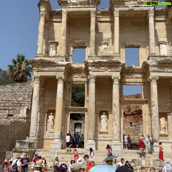 Camille Anderson Instagram - Turkey 🇹🇷 One of the more interesting places I’ve traveled to! We spent time in Kusadasi and toured the ancient city of Ephesus, along with Virgin Mary’s final home. Interesting Facts: 🔴Ephesus was constructed in 6th century BC, and its excavated remains reflect centuries of history, from classical Greece to the Roman Empire. It was once the second largest city of the Roman Empire and was an important trading hub. 🔴The Temple of Artemis is one of the Seven Wonders of the World. Ephesus is even referenced several times in the Bible. 🔴Mary, mother of Jesus, spent her last days near Ephesus. We visited Mary’s house nearby. It was really moving to experience such an important piece of history, first hand. 🔴 Pictured: Temple of Artemis, Ephesus Stadium (for sports activities, ceremonies and wild animal fights!), Goddess Nike, their toilette system-wild!, medical symbol (same as what we use today), Virgin Mary’s House plus our candle lighting and prayer placement ➡️ Thank you to our fantastic guide, Eda. Did you know that in Turkey, in order to be a guide, you must have a university degree in the specialty, speak multiple languages, and have proper licensing!? ➡️ I hope you enjoyed your history lesson! Xo