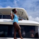 Camille Winbush Instagram - See the line where the sky meets the sea 🛥️🌊🥂