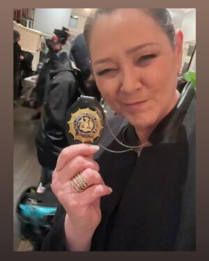Camryn Manheim Instagram - I had the most incredible experience being a part of the Law & Order Universe, and more importantly the Wolfpack. I’m so thankful for the three wonderful seasons that I spent with this wildly talented cast of merry pranksters. Mehcad Brooks, Reid Scott, Connie Shi, Anthony Anderson, Jeffrey Donovan, Hugh Dancy, Odelya Halevi, Tony Goldwyn and Sam Waterston.  Not to mention the stellar guest stars that came in and out of the studio doors. 

I loved showing up for work each and every day, loved keeping the boys in line at Precinct 27 and most importantly, loved spending time with the most hard working, professional and kindhearted crew. They are truly New York’s finest. 

Something wonderful awaits me around the corner, and I can’t wait to see what it is. Until then… Go Knicks! 
.
.
.
.

@mehcadbrooks @odelya_halevi_ @mrreidscott @hugh_dancy @tonygoldwyn @nbclawandorder @wolfentertainment @peacock @iamconnieshi