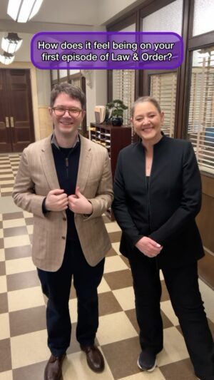 Camryn Manheim Instagram - @camrynmanheim & guest star @joeycaverly share their favorite on set moments together. ❤️ Don’t miss #LawAndOrder Thursday TONIGHT 8/7c on @nbc.