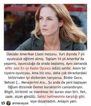 Canan Ergüder Instagram - Çok teşekkür ederim @armanayse. Sizinle tanışmak büyük zevkti🎈