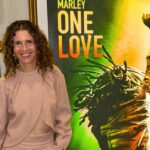 Candace Nelson Instagram - Congrats to my friends @ziggymarley and @orlyagaimarley @tuffgongworldwide on the official release of the beautiful @onelovemovie! It’s fitting that this incredible movie is being released on Valentine’s Day ❤️ The music of @bobmarley is timeless as is his message of love. P.S. scroll to the end to see a surprise Shark run in! 🦈 Styling: @adiba.official @ofthemomnt @maisonpriveepr_la ✨