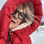Candice Bergen Instagram – Tried snow-shoeing for the first time today. The hardest thing was putting them on. It’s  like wearing size 20 slippers and walking through old ice cream. Day after my second Covid shot. Pfizer. Feeling fine. Just clumsy.