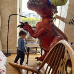 Candice Bergen Instagram - Dinosaur Birthday Brunch. Courtesy of Chloe Malle.