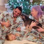 Candice LeRae Instagram – Merry Christmas from The Wrestlings! 🎄🎅🤶🎁

(Someone may or may not have fallen asleep under the tree before this photo was taken. It obviously wasn’t Pawdme’!)