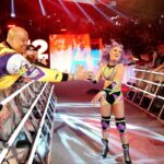 Candice LeRae Instagram - When I started wrestling I couldn’t afford gear. My Mom knew how to sew & I asked her to make gear for me. I’d buy fabric and she’d work her magic. After a couple years of helping and watching her, I learned how to make it myself. I’ve made my own gear for the majority of my 20 wrestling career. Including all of my gear I ever wore in NXT (excluding some sweet sets of entrance wings and vests). Well… now I’m a Mom. I want to be present with Quill and Pawdmé when I’m home from work. I didn’t think I’d be able to design or make myself new gear anytime soon. Johnny surprised me and has some designed by @davenpoe and made by @maineventgear AND…. It’s Maleficent inspired. I did add a little pixie dust and a hidden Mickey (for my fellow Disney nerds out there). It was an absolute “Cinderella going to the ball” set of gear. 💙🤍✨