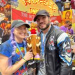 Candice LeRae Instagram - Our first San Diego Comic Con lived up to our wildest expectations and more! Being able to work with our friends @Mattel @actionfigureattack @billmiekina @notsam and cohost a livestream and panel about something we're both genuinely passionate about was a dream come true. From the amazing @ashleyeckstein @davideckstein22 and @heruniverse to our dude @agentm at @Marvel to finally meeting (in person) @ryan_ting and the awesome crew at @hasbro plus our buddy @thejimmyv, @rocklovejewelry and all the friends and fans we ran into on the floor.. Thanks to everyone that made our first time one to most certainly remember.. First of many for sure!