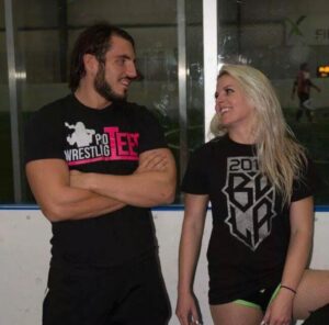 Candice LeRae Instagram - Happy Anniversary to the Jim to my Pam, the Bandit to my Chilli, the Carl to my Ellie, the Jack to my Sally, the Peter to my MJ- @johnnygargano I can’t believe 7 years ago we were getting married and packing up to move in with Tommaso in Orlando. I can’t believe I get to call you my husband and watch you be the best dad ever. Cheers to 7 years. I love you in every universe 3000. 💚