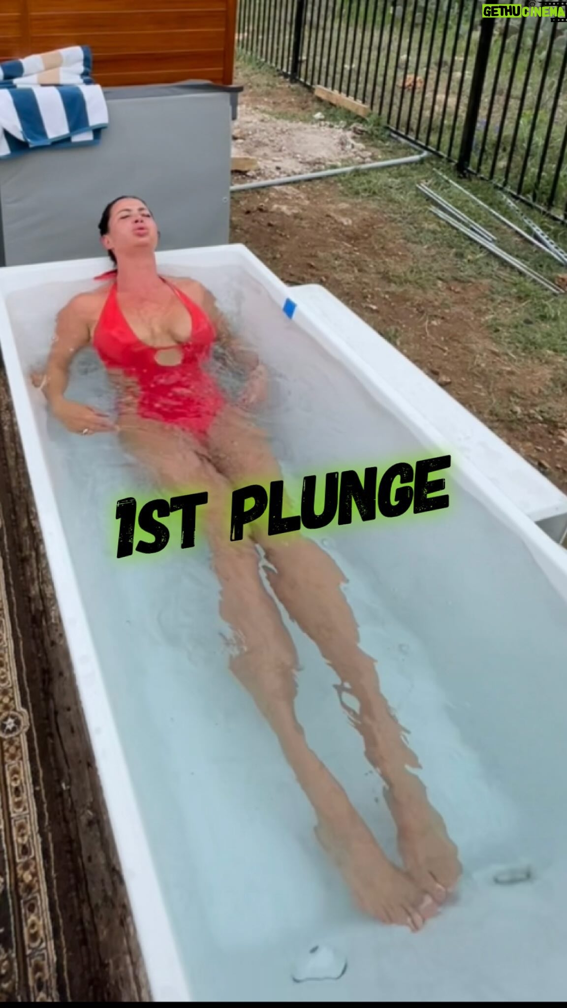 Candice Michelle - 846 Likes - First time using our @coldplunge at the “Good” Ranch. It’s been a while so starting back at 1min and not as cold as it goes. Boosts immunity, reduces inflammation, improves circulation, natural Xanax overall mental stability!! My favorite is hot/cold therapy together!!