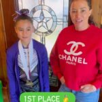 Candice Michelle Instagram - Gymnastics can be a hard sport. Especially as a parent. However I love the life lessons my kids learn through it. As a parent we all want our kids to win especially when they put the work in. Hours of work can end with one mistake and a fall. I went to the sidelines as she wanted to be sad and I said “ Strong mind, strong body!” Get back up on the next event. She blew us away. She refocused, sucked up the pain and nailed her floor routine getting her first gold medal! 🥇 In life everyday I’ve been feeling this. She is a reminder to me to get back up over and over again and take my gold! If you’ve fallen you too can do this. It’s a choice to get back up and keep fighting! I Tag you in….