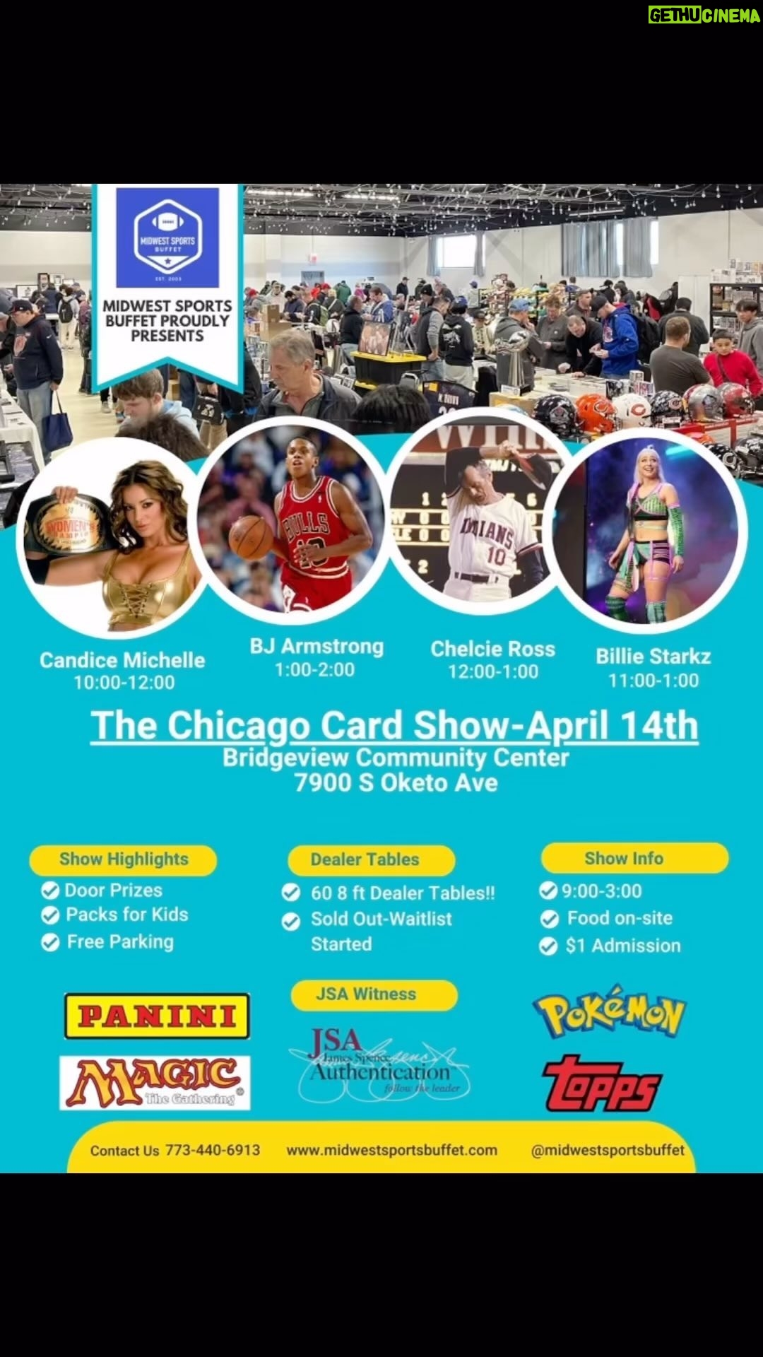 Candice Michelle Instagram - I look forward to seeing everyone in Chicago next Sunday!