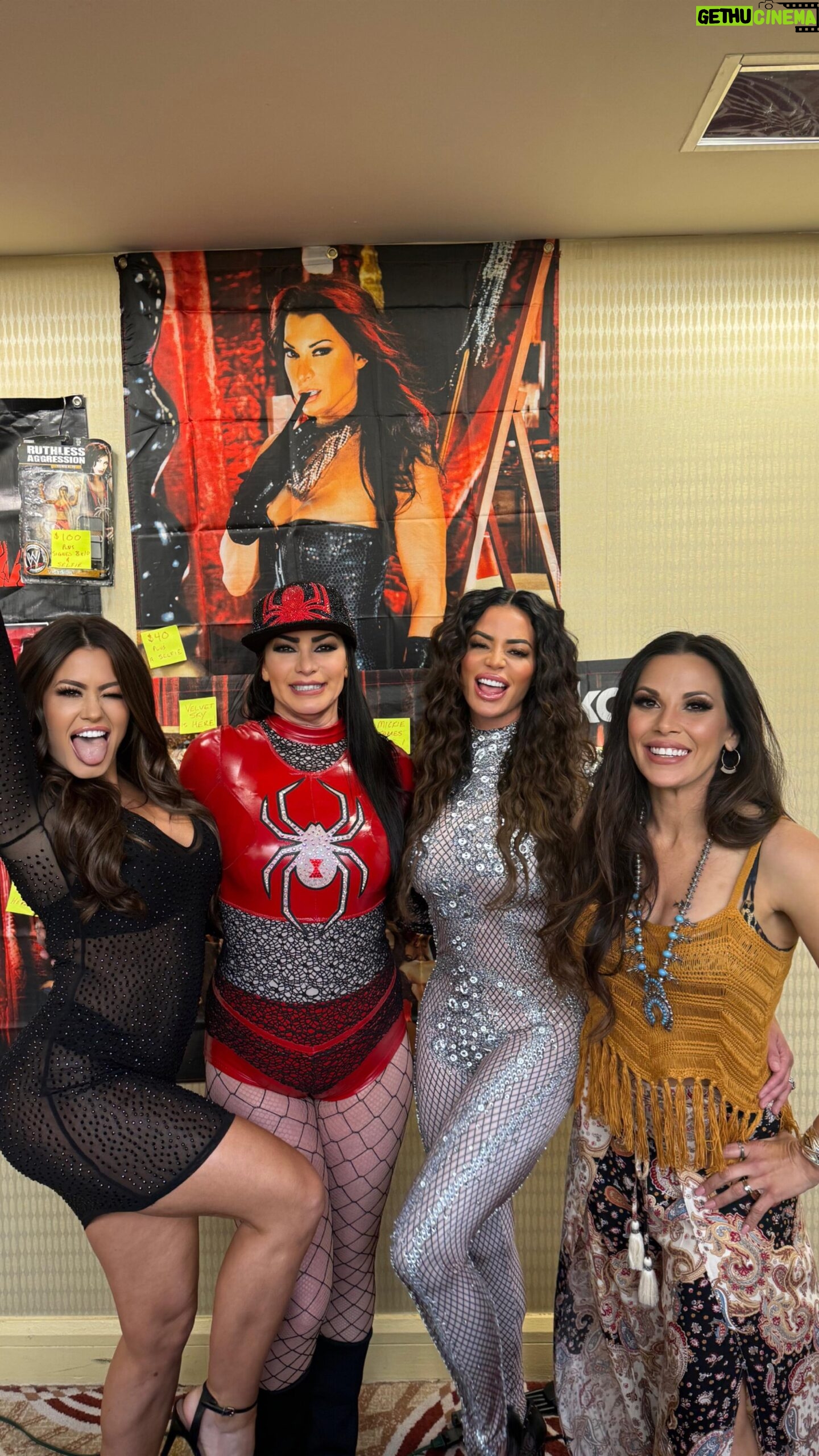 Candice Michelle - 689 Likes - Day two of @officialwrestlecon having a great time with these ladies. I love each of them so much. I feel so blessed the friendships that will last a lifetime! Never a dull moment. We laugh so hard it’s hard to actually get a photo of us all. The jokes the ribs never end…