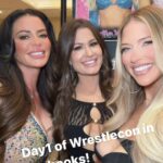 Candice Michelle Instagram - So grateful to @richiedegreg for bringing me out to @officialwrestlecon It’s always a great day catching up with my beautiful friends and meeting all our incredible fans! To everyone one I met today. You made me glow and shine a little brighter. Thank you for the love, kind words and time we shared together!
