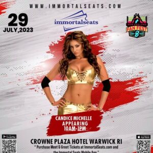 Candice Michelle Instagram - Can’t wait to see you Champs! Immortalseats.com