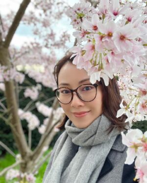 Candy Yuen Instagram - Sakura sakura~ was singing this Japanese folk song the whole time at the park. The song was a compulsory piece for Hong Kong children to practice on the recorder and I only realised how the melodies are ingrained in my mind when I was looking for sakura🌸☺️ I arrived at 4pm, it was sunny with blue sky, lovely weather to take photos of the cherry blossoms. I walked around to look for the perfect powder pink blossoms, then the sky turned grey and started raining and it was quite cold and windy. After a long walk I finally found the blossoms near the entrance, I missed this little path on my way in! I didn’t planned on taking any selfies today but I couldn’t resist, the clouds of sakura create such a joyful and sparkling space 🌸🌸✨✨ #sakura #cherryblossom #spring #springflowers #park #london #londonlife