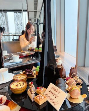 Candy Yuen Instagram - Belated birthday day tea in the mist today. My birthday was last week, and I shot a video about the wonderful gift I received! 😍🎁 I will release a new video about Paris on YouTube tomorrow, and the birthday gift video in a few days✨#scorpio