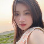 Candy Wong Ka Ching Instagram - Yesterday’s sunset 🌅 太美了自拍了幾張 hehe ~
