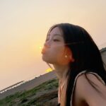 Candy Wong Ka Ching Instagram – Yesterday’s sunset 🌅
太美了自拍了幾張 hehe ~