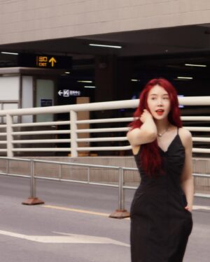 Cao Lu Instagram - 빨깡머리애❤️#차오루