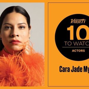 Cara Jade Myers Instagram - SUPER EXCITED for the honor @variety has given me of being ONE of TEN actors to watch in 2023!! I’m speechless! Such an amazing piece of history to be a part of!! 
THANK YOU VARIETY!! ♥️♥️♥️
BRB - crying 😭 😭

📸: the amazing @kimnewmoney