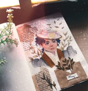 Cara Ricketts Instagram - Showing some love to @olhosdtinta ! I adore this take on Mary and it’s journaling/scrapbook design which i also  enjoy! Obrigada Gabriela 🙏🏾💕 and well done! .... #fanart is the best!