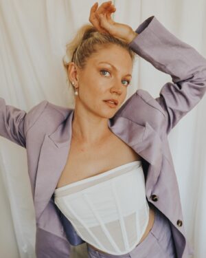 Cariba Heine Instagram - I have wanted to exclusively wear powersuits since I was 18 years old. @styledbylmc you made my dreams come true.