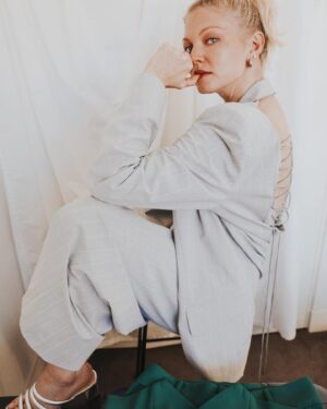 Cariba Heine Instagram - I have wanted to exclusively wear powersuits since I was 18 years old. @styledbylmc you made my dreams come true.