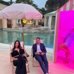 Cariba Heine Instagram - Hogging the limelight. And the pink light🍉