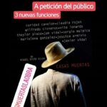 Caridad Canelón Instagram - Tres nuevas funciones de #CasasMuertasLaObra a petición del público! SÁBADO 8/2 a las 4:00 pm. DOMINGO 9/2 DOBLE FUNCIÓN 11:00 AM. 4:00 PM. En el @cculturalchacao Te esperamos!!! #teatrovenezolano