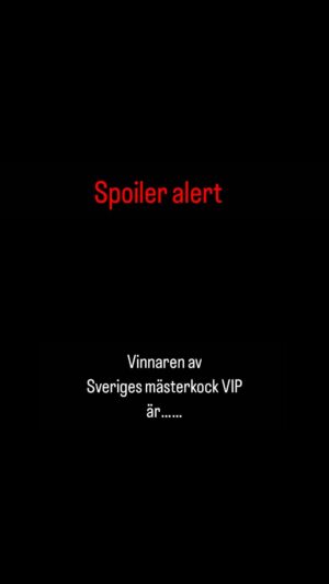 Carin da Silva Instagram - Spoiler alert‼️ 

JAG VANN!!!! Så sjukt kul!!!
Tack för alla grattishälsningar och glada tillrop under säsongen. 
Det har varit så himla roligt och jag har verkligen fått en nytändning i köket och jag har lärt mig otroligt mycket, både matmässigt men också mycket om mig själv. 
@simonskold tack för en väldigt rolig final. Du är grym!!! 
Tack juryn för era tips och råd och tack alla andra deltagare för de här veckorna. Vad roligt vi hade trots att det var lite stressigt ibland 😅