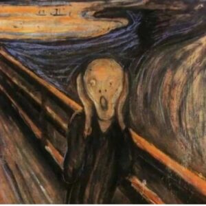 Carla Valentine Instagram - What could be more appropriate for Halloween than a scream? 😱 I've loved the 1893 painting 'The Scream' by Norwegian artist Edvard Munch since I was a child. There are many stories about what this painting represents including his own; Munch describes breaking away from a group of friends to watch the sunset, only to have a vision in which the sky turned to blood, the ground turned black and "nature screamed so that only he could hear it". Most people look at The Scream and assume the figure in the painting is *screaming*, not hearing a scream. There's also the fact the bridge depicted is a popular suicide bridge near an asylum in which his sister was resident, so experts have theorised that the area was filled with the audible screams of asylum patients.
It's also been thought that Munch was inspired by a mummy, either that of a Chachapoyas warrior discovered near Peru's Utcubamba River who appeared to have died screaming (which became a popular attraction - pictured here) or another Peruvian mummy displayed in Florence's Anthropology Museum. It has since come to light that Munch didn't visit Florence until after he painted The Scream, but evidence suggests he saw the Chachapoyas warrior when it was displayed in Paris.
#edvardmunch #thescream #scream #mummy #peruvianmummy  #humanremains #munch #florence #carlaween