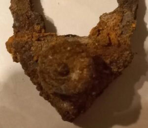 Carla Valentine Instagram - It's not October yet, but it's my birthday and I always feel like that is the start of spooky season for me ☠️ "Vampire Burials": The first 3 images are of a child burial excavated last month in Pień near Poland’s northern city of Bydgoszcz, in what seems to have been a graveyard for "abandoned souls" and the poor. The 400 year old skeleton of a child (aged 5-7 years old) has a triangular padlock on its feet to stop it rising from the dead and is facing downwards to ensure that "if it bites" it bites the soil in the grave. It's shockingly sad because the first thing I thought was "what could a child of 5-7 years of age possibly do to make people think it's cursed in some way, and might rise from the dead"? Archaeologists and historians say sudden death  seemed "suspicious" back then and could account for this fear; or perhaps if the child had a physical abnormality. Either way it seems horrendous that an afflicted child would be buried like this rather than in the graveyard attached to the church. The second 3 pics are of a woman found last year only a few feet away from this child in the same graveyard. Also believed to be a "vampire" burial she had a scythe placed over her neck. The idea is that if she rose from the dead the scythe would cut her head off. You can see the placement of the scythe in the pics: very inventive
#spookyseason #vampireburial #vampireskeleton