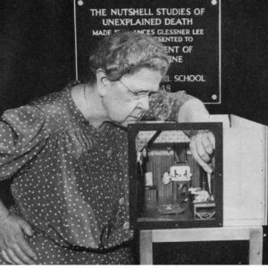 Carla Valentine Instagram - ♀️ For International Women's Day, Frances Glessner Lee, someone I jokingly describe as the 'Real Life Miss Marple' but who's frequently called 'The Mother of Forensic Science'. Born in 1878 to a wealthy industrialist she was home schooled, and whereas her brother was allowed to go on to study medicine at Harvard, she was not. It therefore wasn't until her father died and she came into her inheritance at age 52 that she followed her forensic science dreams. She financed and created 20 incredible, tiny dollhouse crime scenes called The Nutshell Studies of Unexplained Death c.1940s, 18 of which are still in use as a teaching tool by the police department in Baltimore. (They were the inspiration for miniature crime scenes on TV shows such as CSI and Father Brown). In 1931, Glessner Lee endowed the Harvard Department of Legal Medicine—the first such department in the country—and her gifts would later establish the George Burgess Magrath Library, a chair in legal medicine, and the Harvard Seminars in Homicide Investigation. She also endowed the Harvard Associates in Police Science, a national organization for the furtherance of forensic science; it has a division dedicated to her, called the Frances Glessner Lee Homicide School.
See www.deathindiorama.com for more, or read the book "18 Tiny Deaths' by Bruce Goldfarb.
#missmarple #fatherbrown #csi
#forensics #forensicscience #crimescene #crimescenes #thenutshellstudies #brucegoldfarb #18tinydeaths #internationalwomensday