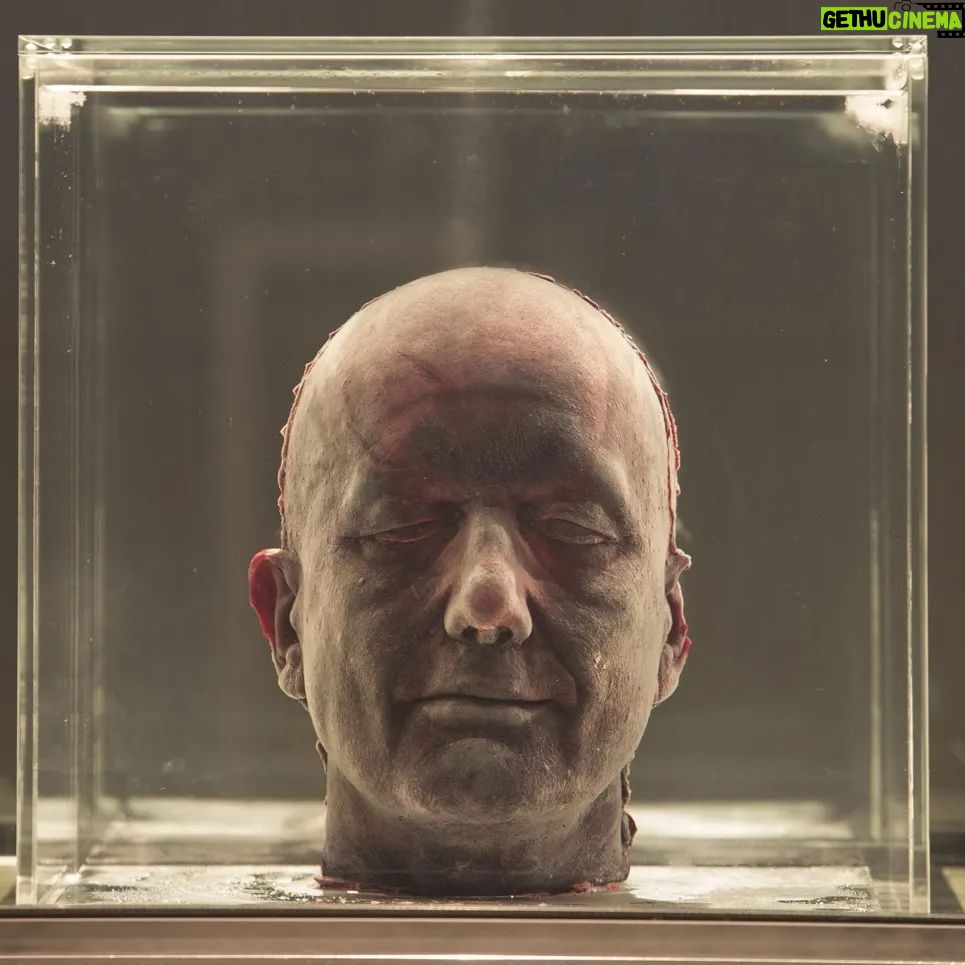 Carla Valentine - 2.4K Likes - I have always been fascinated by this piece, and the detail in pic 4 is lovely: it's called "Self" by Marc Quinn and it's made of his own blood, frozen. It's best explained via his own website:
"Self is a self-portrait of the artist, but one that literally uses his body as material since the cast of Quinn's head, immersed in frozen silicone, is created from ten pints of his own blood. In this way, the materiality of the sculpture has both a symbolic and real function.
The work was made at a time when Quinn was an alcoholic and a notion of dependency – of things needing to be plugged in or connected to something to survive – is apparent since the work needs electricity to retain its frozen appearance. A further iteration made every five years, this series of sculptures presents a cumulative index of passing time and an ongoing self-portrait of the artist's ageing and changing self."
The first image is "Self" (1991) and subsequent images are 1996, 2001, 2006 and 2011 - various iterations of the same piece.
#marcquinn #blood #frozen #self