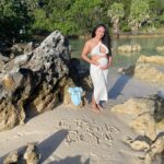 Carla Esparza Instagram - It’s a boy!!!💙💙💙😍 Celebrating our babymoon (our last solo trip before welcoming our little one) here at the gorgeous @grottobaybeachresort , but excited for our biggest adventure of all, parenthood!🥰💙 #paradise #bermuda #babymoon #grottobaybeachresort
