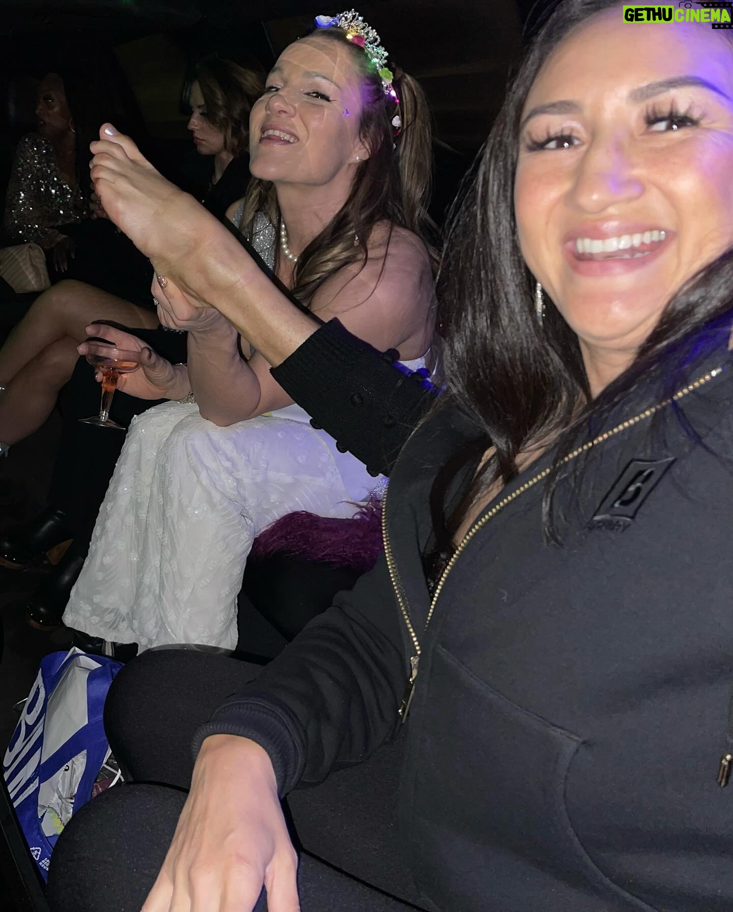 Carla Esparza Instagram - What a fun 24hr turnaround trip to Chicago to celebrate my soul sista @feliceherrig saying goodbye to the single life! What bachelorette party is complete without an inflatable p⭐️nis 😂?! In all seriousness, I’m so freakin happy that Felice has found the partner that balances and completes her. There are VERY few people I would have made this trip for as a new mom, but I wouldn’t have missed this for the world. I think it’s a testament to the amazing friendship we have built over the course of 13 years! We relate to each other on so many levels having been on this wmma road for so long. I’m so grateful to have a friend who is so sweet, dedicated, hard working, driven, hilarious, and just such an amazing friend. Love you so much!!❤️ #TeamCookieDog 🍪🐶 for life!