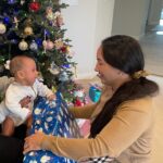 Carla Esparza Instagram - Merry Christmas from our family to yours🎄! We couldn’t be happier than to be celebrating with our son Donovan in our new home 🏡 . Our little Donovan loves to talk, move, smile, and laugh nonstop. Life has been a magnificent whirlwind, but I wouldn’t take a second back because it brought us here. Happy holidays and happy almost new year!😊🎄❤️