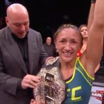 Carla Esparza Instagram - 🏆 9 years ago today at the #TUF20Finale, 🇺🇸 Carla Esparza submitted Rose Namajunas to become the first-ever UFC strawweight champion. 🗓 December 12, 2014 #OnThisDay #WMMA #UFC