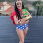 Carla Esparza Instagram - Happy Halloween 🎃 👻! Our little Hulk was sleepy, he’s been on night duty so he’s kinda tired 😂😴 #wonderwoman #hulk #clarkkent #superman #marvel